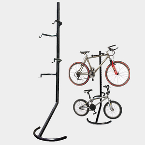 Shop Freestanding Gravity Bike Store Display Stand Home Two Bicycles Rack