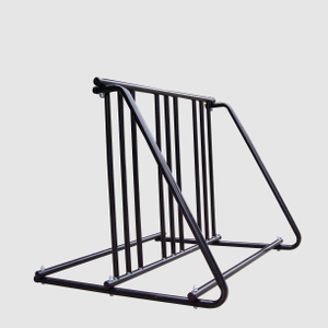 Commercial Double Sided Uline Grid Style Bike Rack Canada