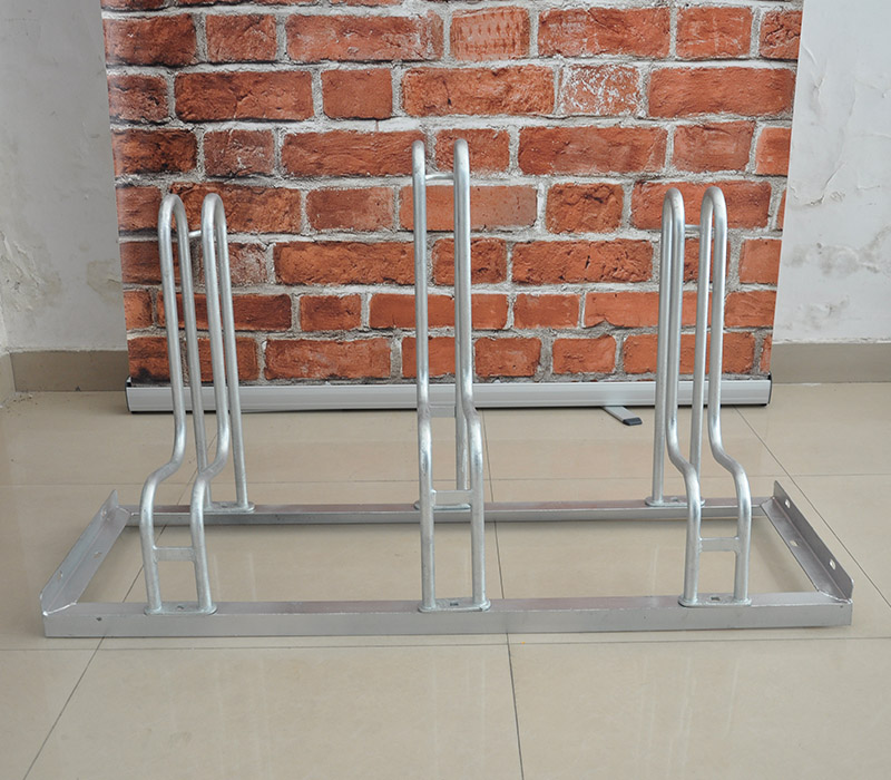 High Low Good Quality Bike Rack Bicycle Floor Stand for 3 Bikes