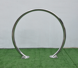 High Quality Stainless Steel U Bike Rack for Mountain Bicycle Secure Parking