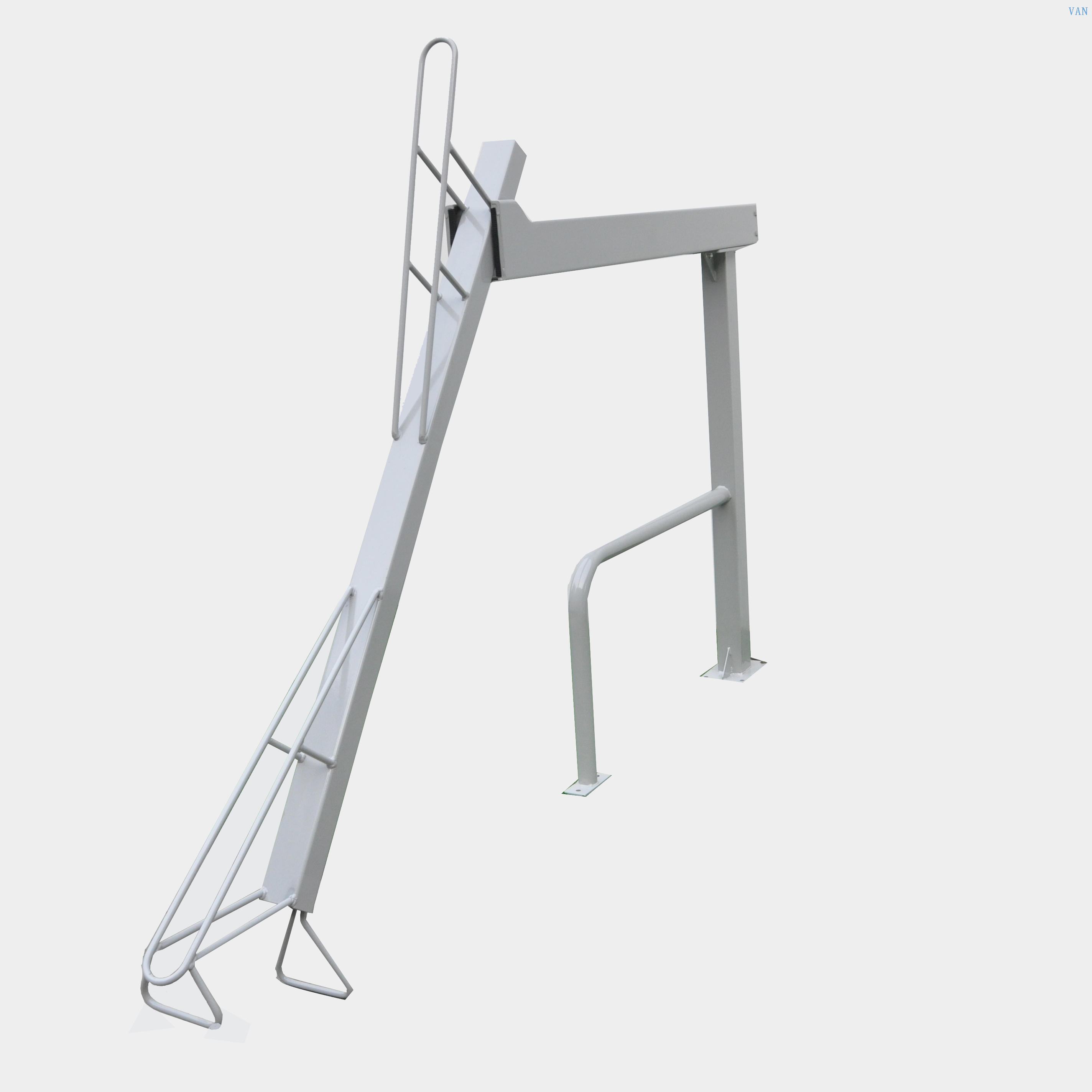 China Manufacturer Two Tier White Safety Metal Bike Stands for Sale