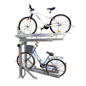 Easy Metal Bicycle Technology Double Deck Parking Stand Outdoor 