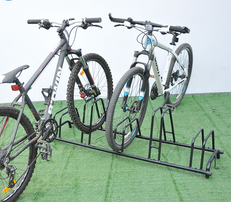 Floor High Low Powder Coating Parking 5 Bikes Racks for Bikes