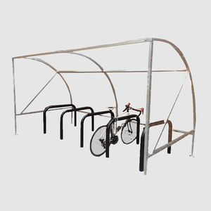 Outdoor Single Rain Shelter Canopy Bike Storage Shed for Sale