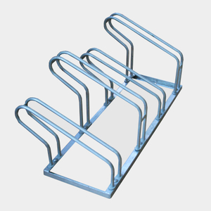 Classic Multiple 4 Bike Stand Parking Rack with Storage Mount Holder