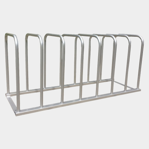 Outdoor U Type Metal Bicycle Parking Stand with 6 Holders 